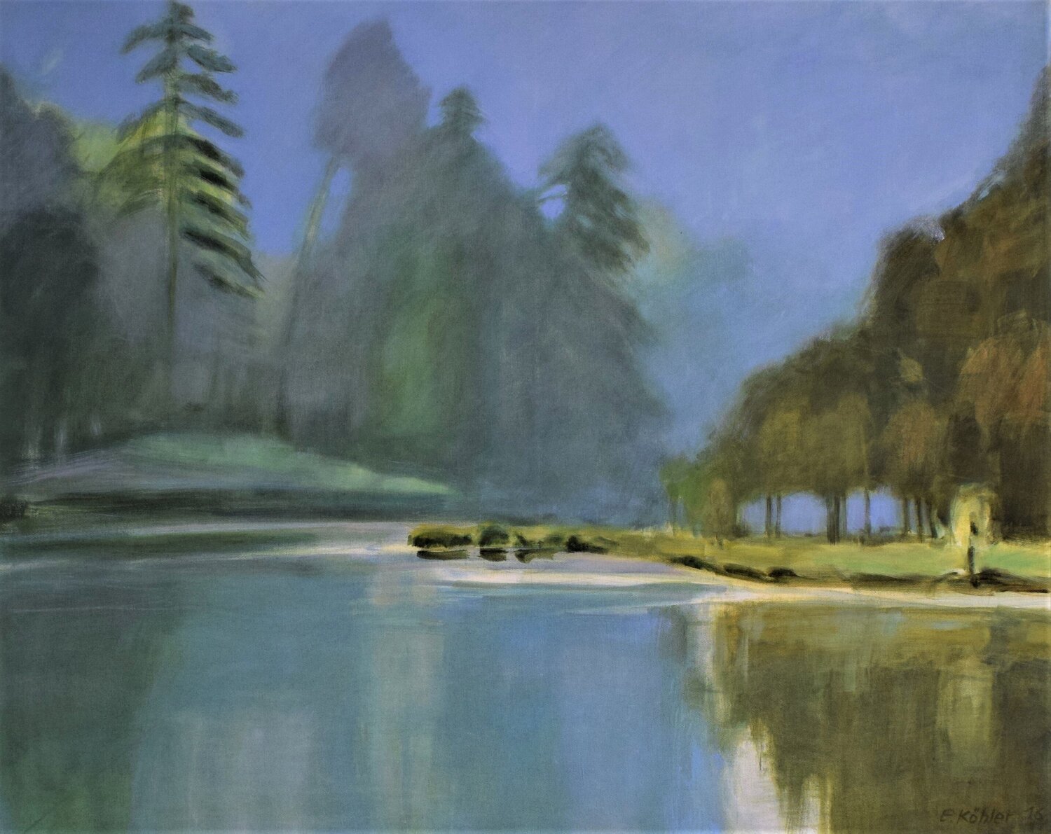 Landschaft aus Masuren Ela Köhler Original painting for sale