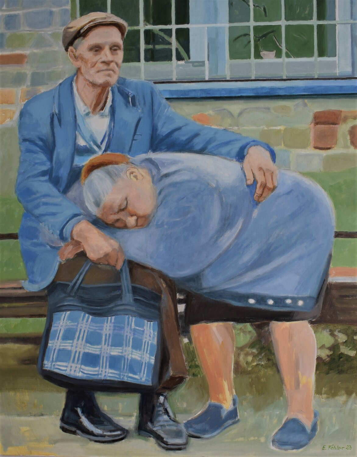 Das Ehepaar aus Schottland Ela Köhler Original painting for sale
