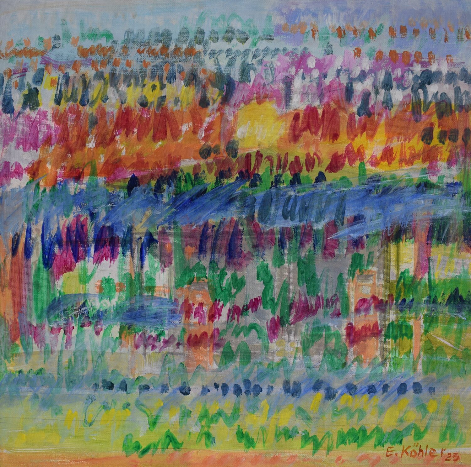 "Abstrakt VI " Ela Köhler Original painting for sale