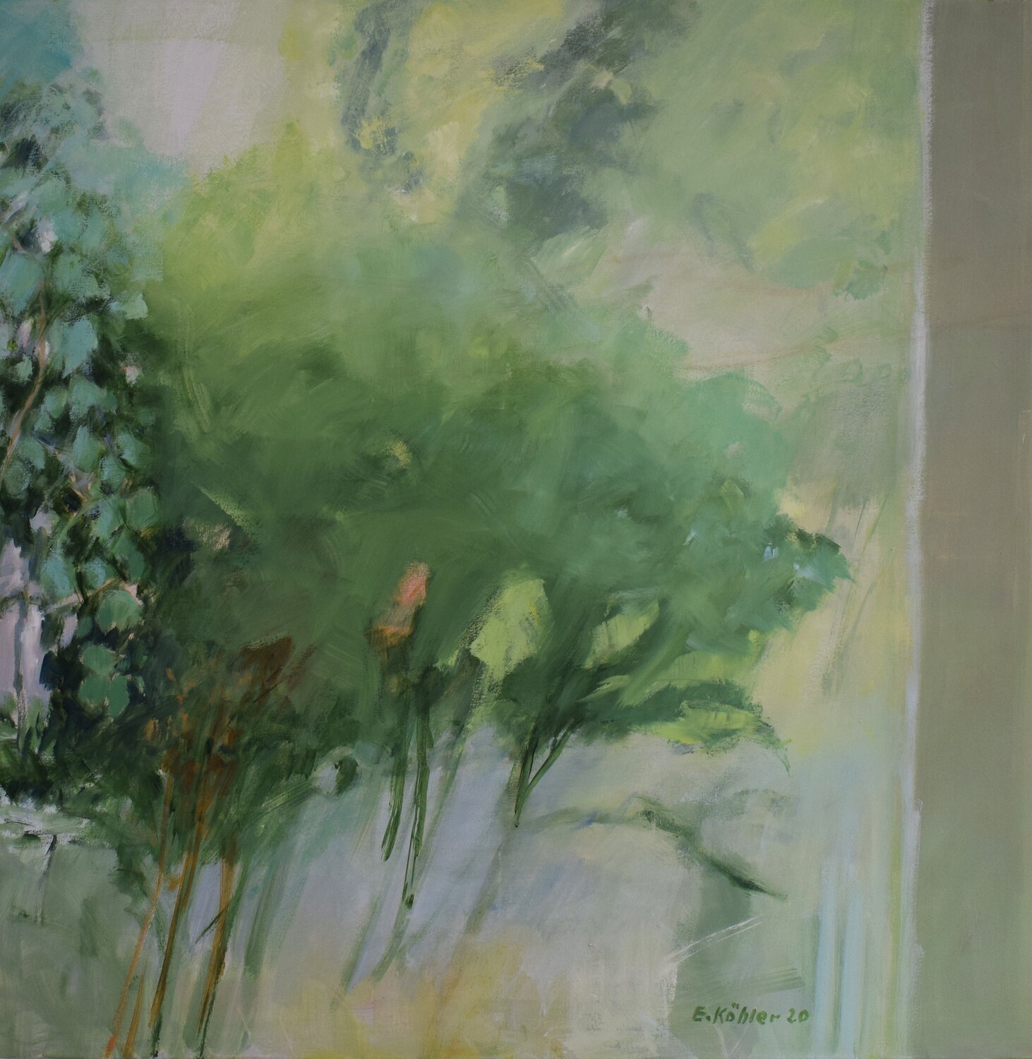Blick zum Garten Ela Köhler Original painting for sale
