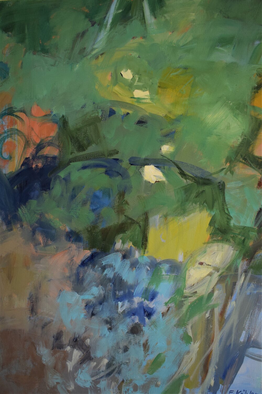 Garten 2 Ela Köhler Original painting for sale
