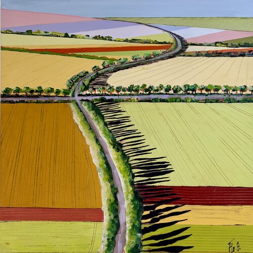 EN BONNE VOIE by Florence Autelin, Painting for Sale on Select