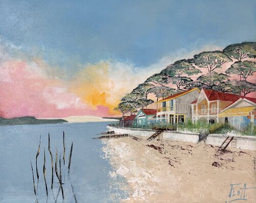 LE TEMPS SUSPENDU by Florence Autelin, Painting for Sale on Select