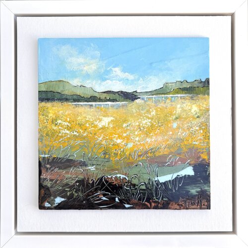 ABONDANCE -  Oeuvre encadrée 28X28cm von Florence Autelin, Malerei kaufen auf Select