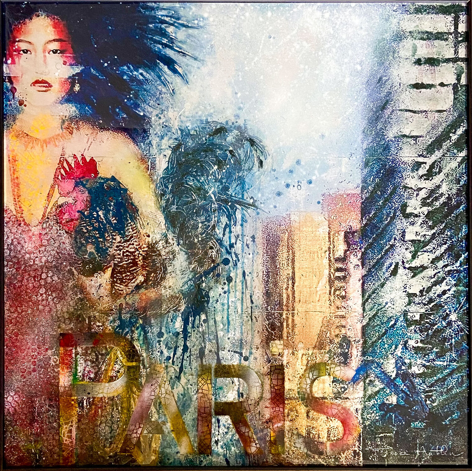 PARIS Mademoiselle Florence Autelin Original painting for sale