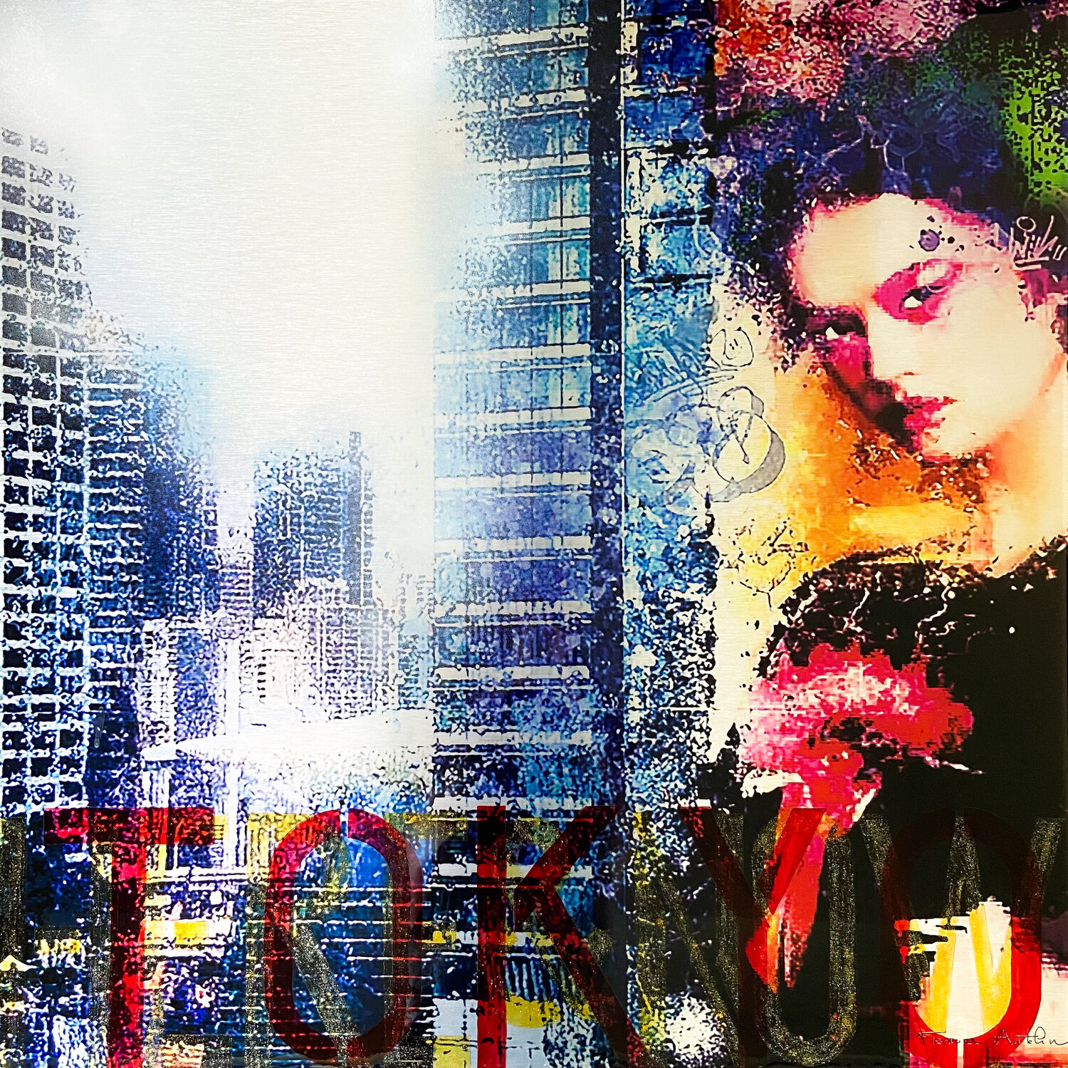 TOKYO Mademoiselle Florence Autelin Original painting for sale