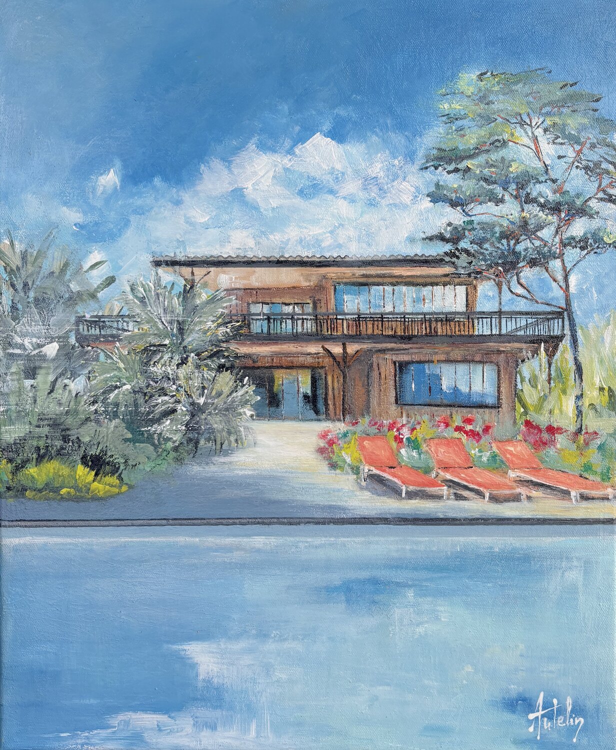 ACCORD MAJEUR Florence Autelin Original painting for sale