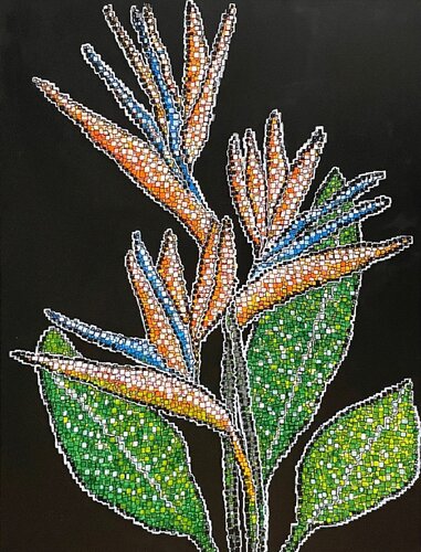 BIRD OF PARADISE by Carol Zsolt, Painting for Sale on Select