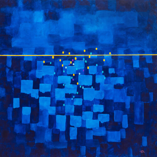 Blue Crush by Bruce Peebles, Painting for Sale on Select