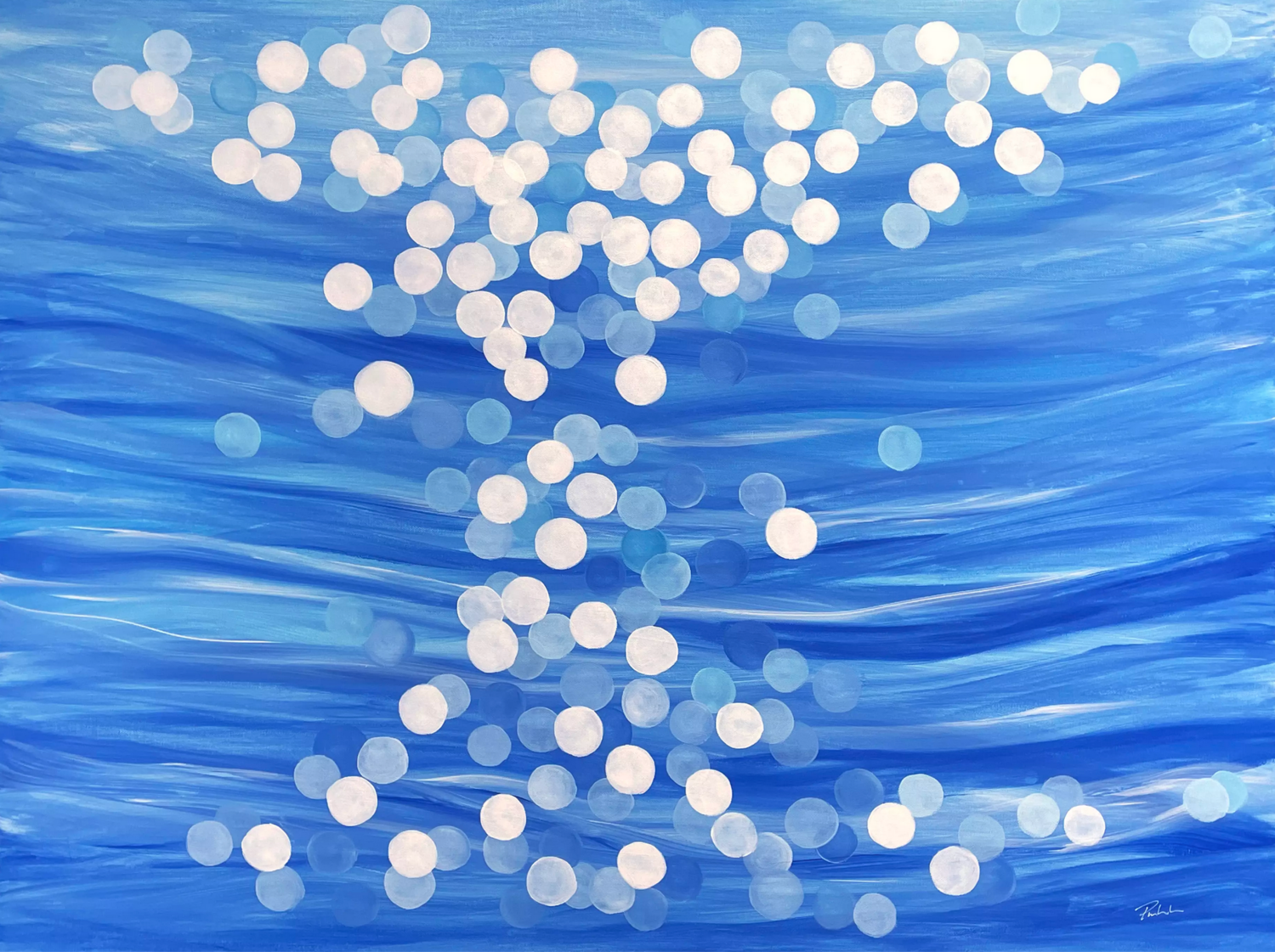 Quiet Reflections Bruce Peebles Original painting for sale