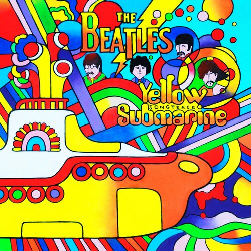 The Beatles Yellow Submarine by Giuseppe Valia, Painting for Sale on Select