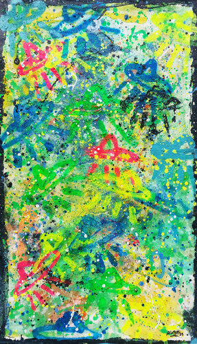 RGB Abduction by Giuseppe Valia, Painting for Sale on Select