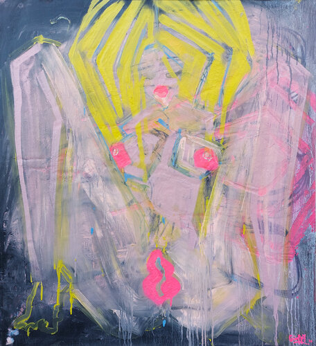 BLONDY by Giuseppe Valia, Painting for Sale on Select