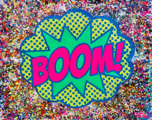 BoOM! by Giuseppe Valia, Painting for Sale on Select