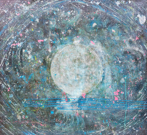 Luna by Giuseppe Valia, Painting for Sale on Select
