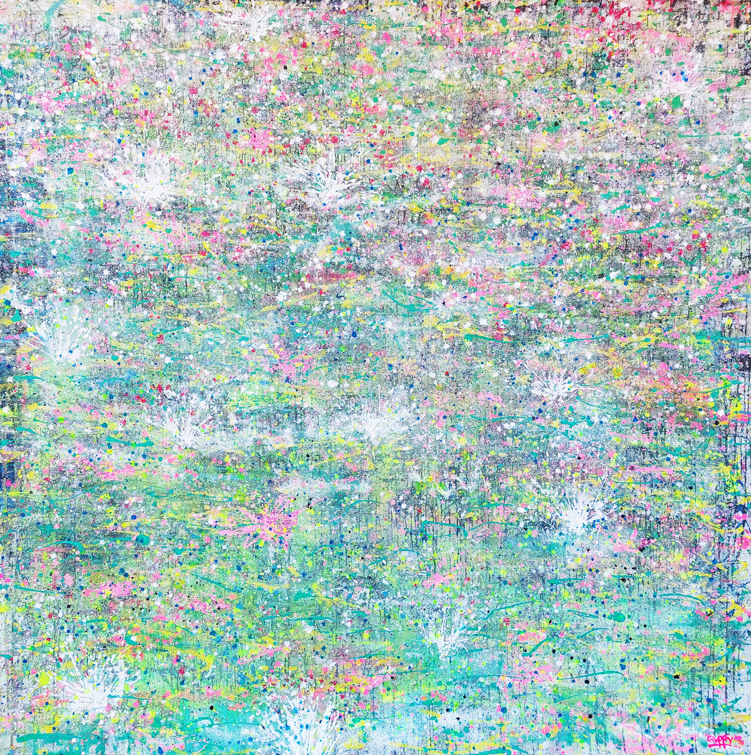 Spring Spray in Thoughtless Giuseppe Valia Original painting for sale