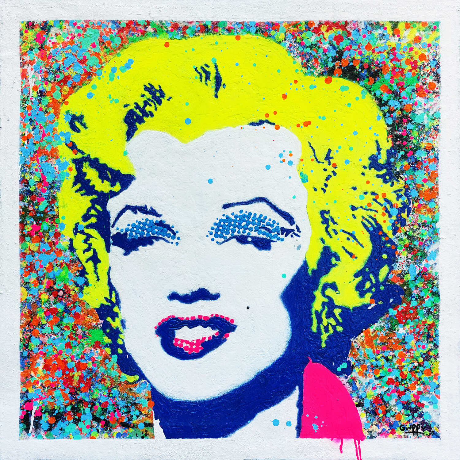 Mary like Marilyn Giuseppe Valia Original painting for sale