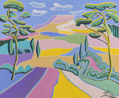 Provence, un doux parfum du sud by Sophie Petetin, Painting for Sale on Select