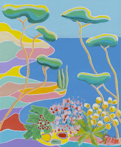 Mon petit jardin d'Eden est ici by Sophie Petetin, Painting for Sale on Select