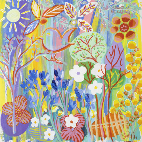 Hello printemps by Sophie Petetin, Painting for Sale on Select