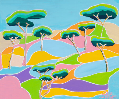 La jolie couleur de mes rêves by Sophie Petetin, Painting for Sale on Select