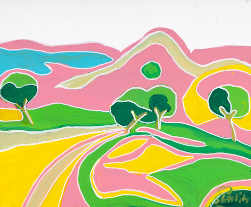 Soleil vert by Sophie Petetin, Painting for Sale on Select