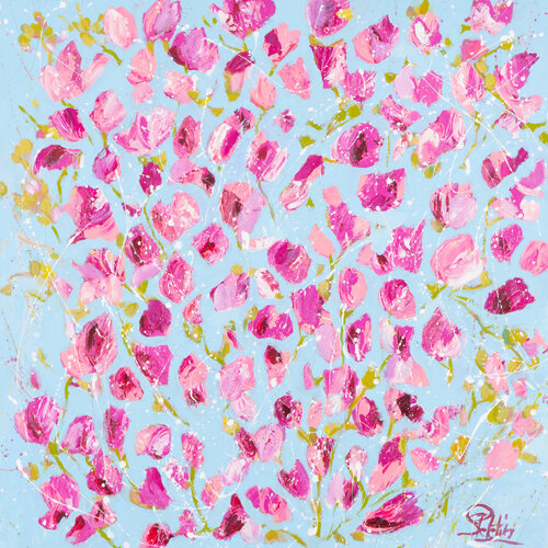 Le printemps des magnolias by Sophie Petetin, Painting for Sale on Select