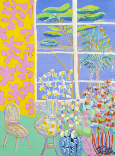 Nice, depuis mon petit salon by Sophie Petetin, Painting for Sale on Select