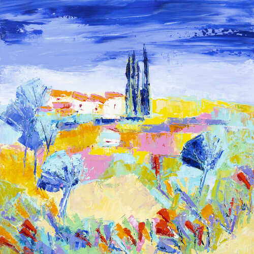 Provence, du soleil pour toujours by Sophie Petetin, Painting for Sale on Select