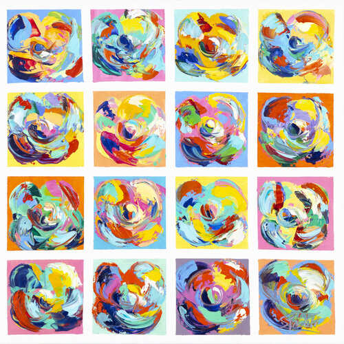 Tutti Flowers by Sophie Petetin, Painting for Sale on Select