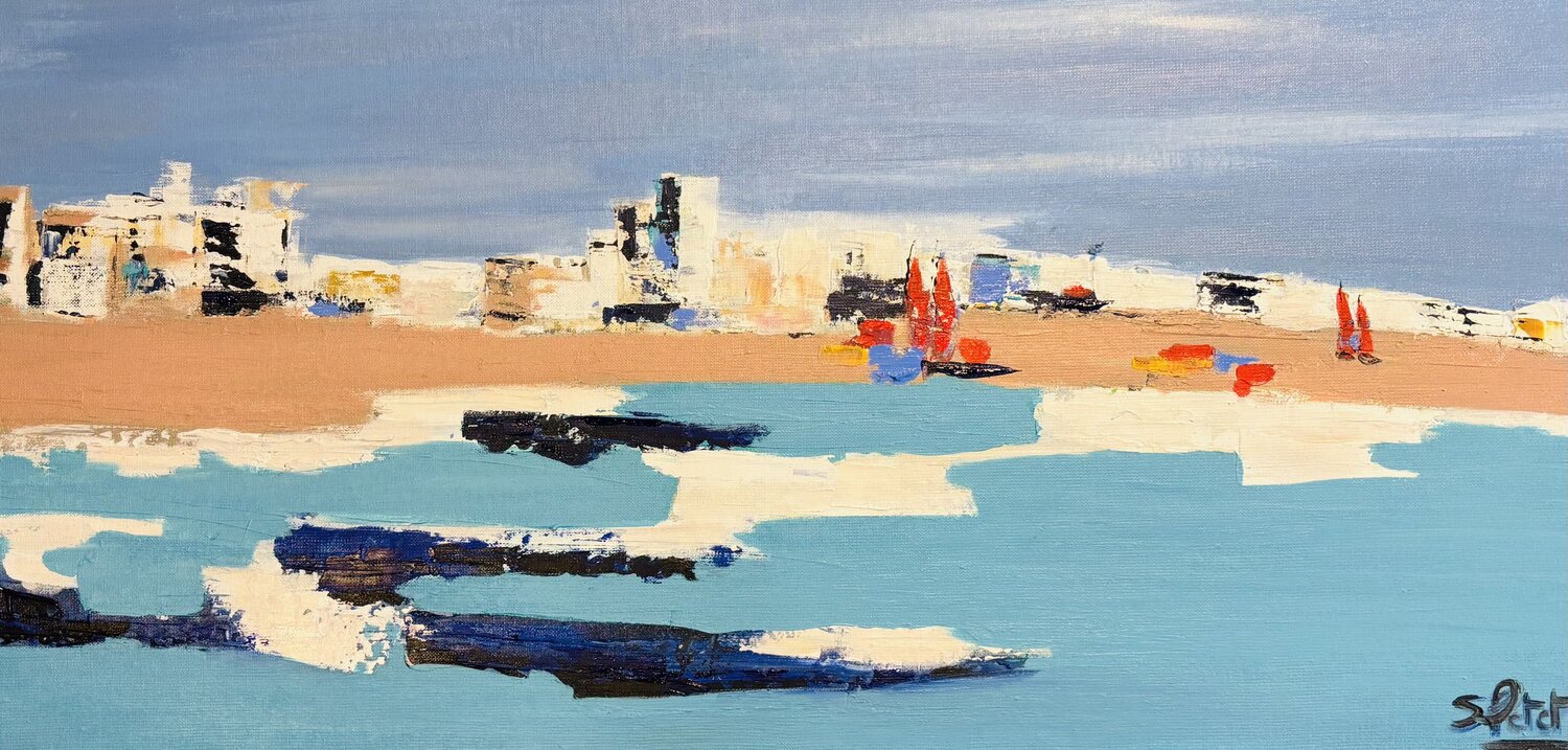 LA BAULE SOUVENIR Sophie Petetin Original painting for sale