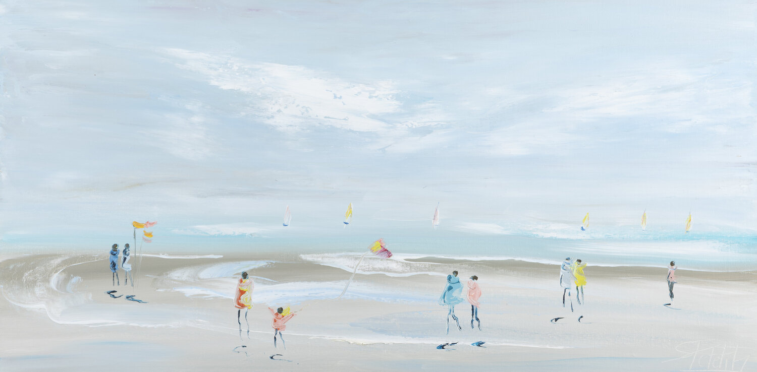 Douceur à marée basse Sophie Petetin Original painting for sale