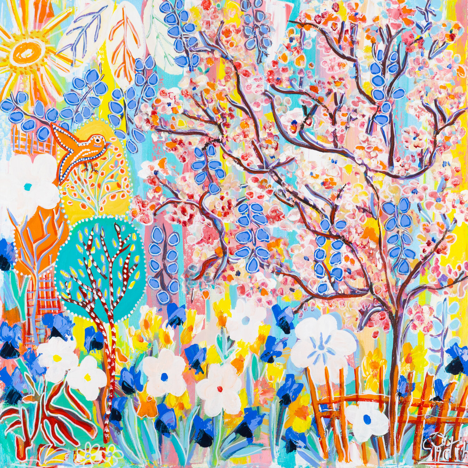 Un petit Bonheur tout simple. Sophie Petetin Original painting for sale
