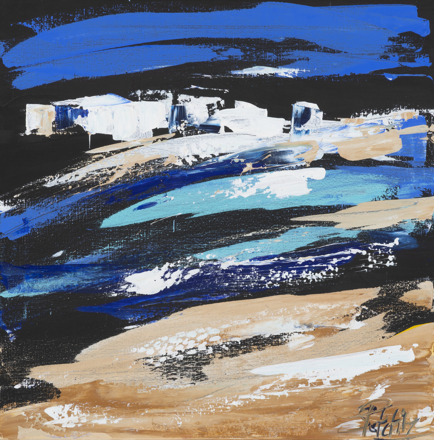 La Baule pour un soir Sophie Petetin Original painting for sale