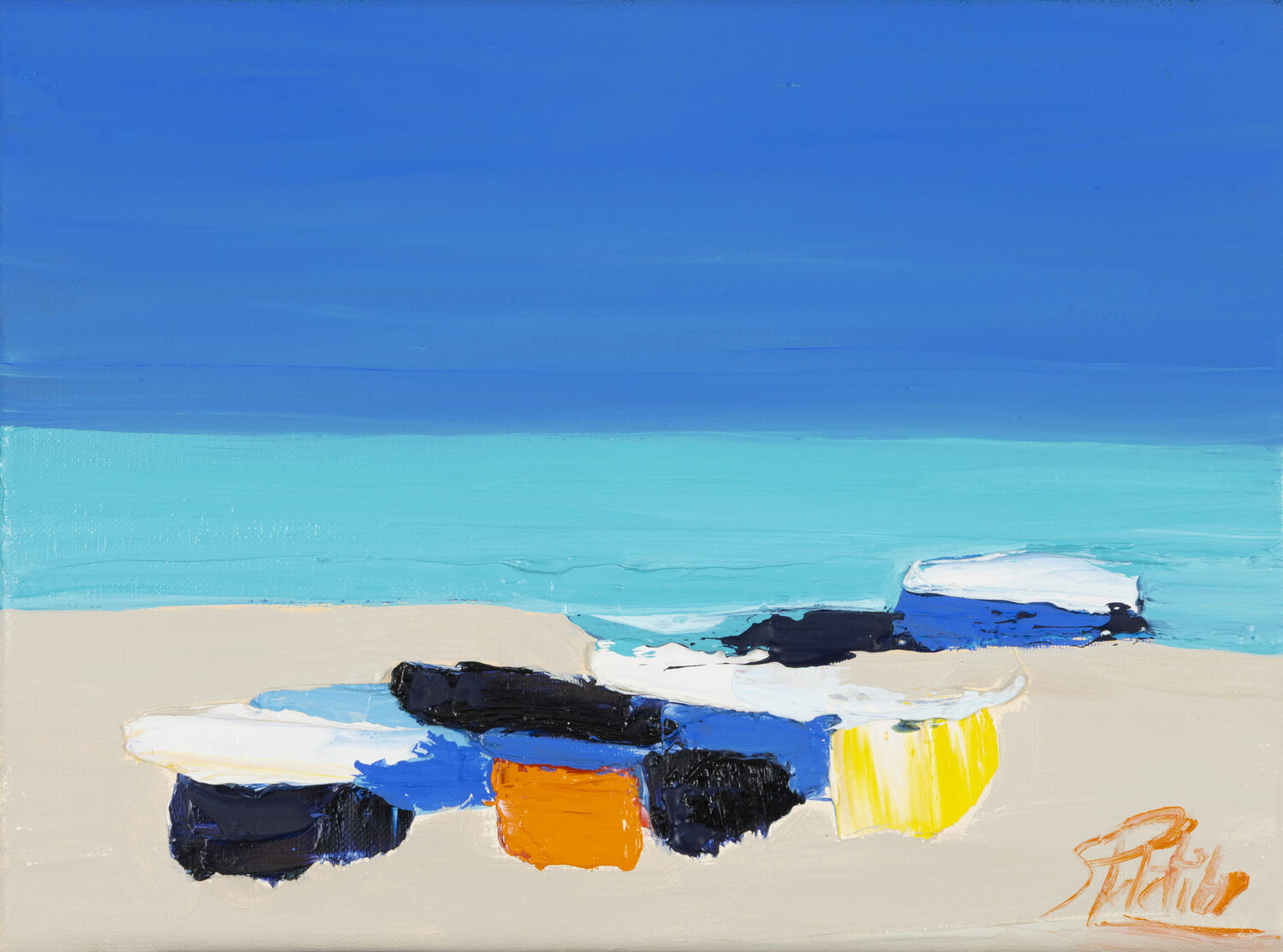 Petit trésor Sophie Petetin Original painting for sale