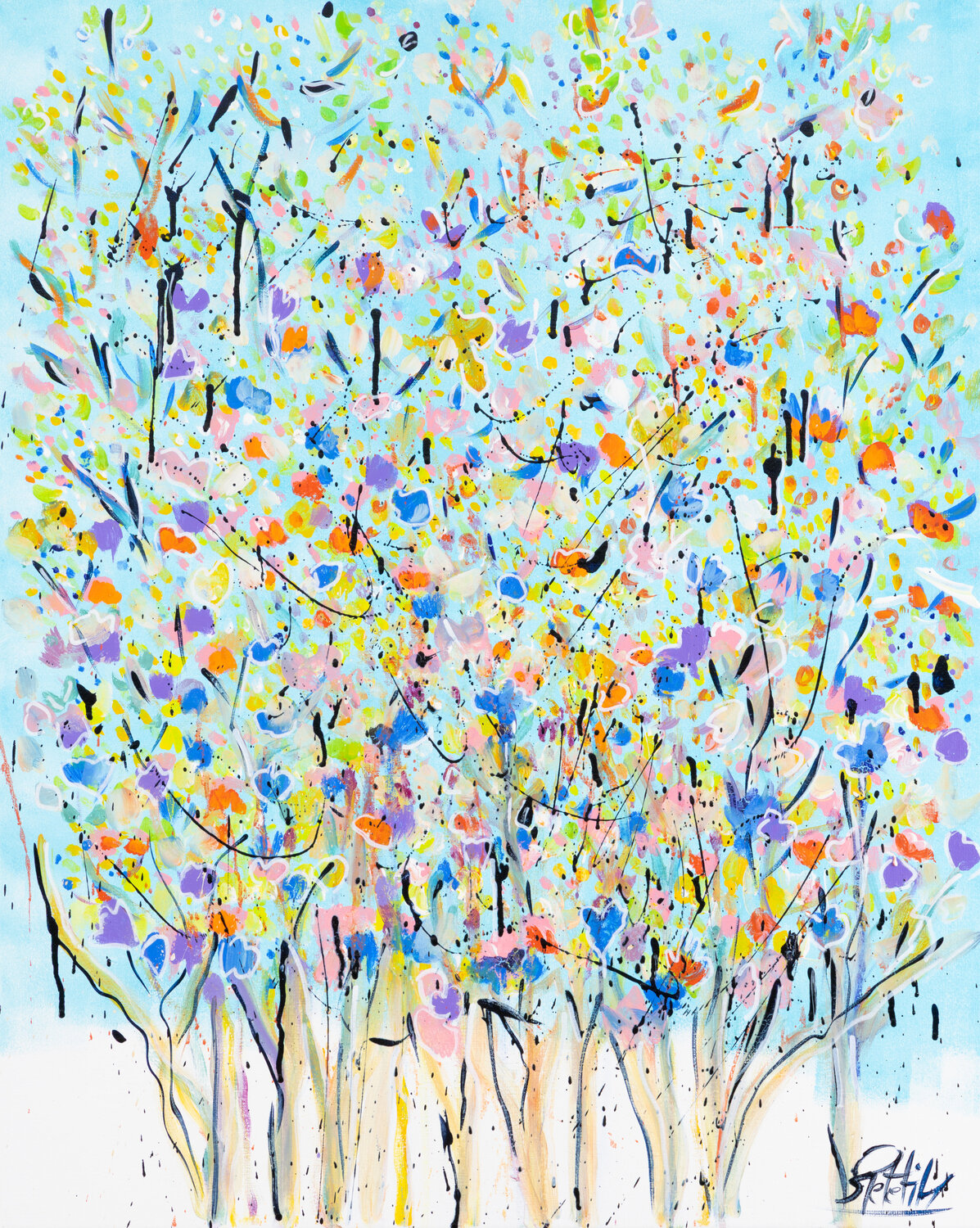 Douceur printaniere Sophie Petetin Original painting for sale