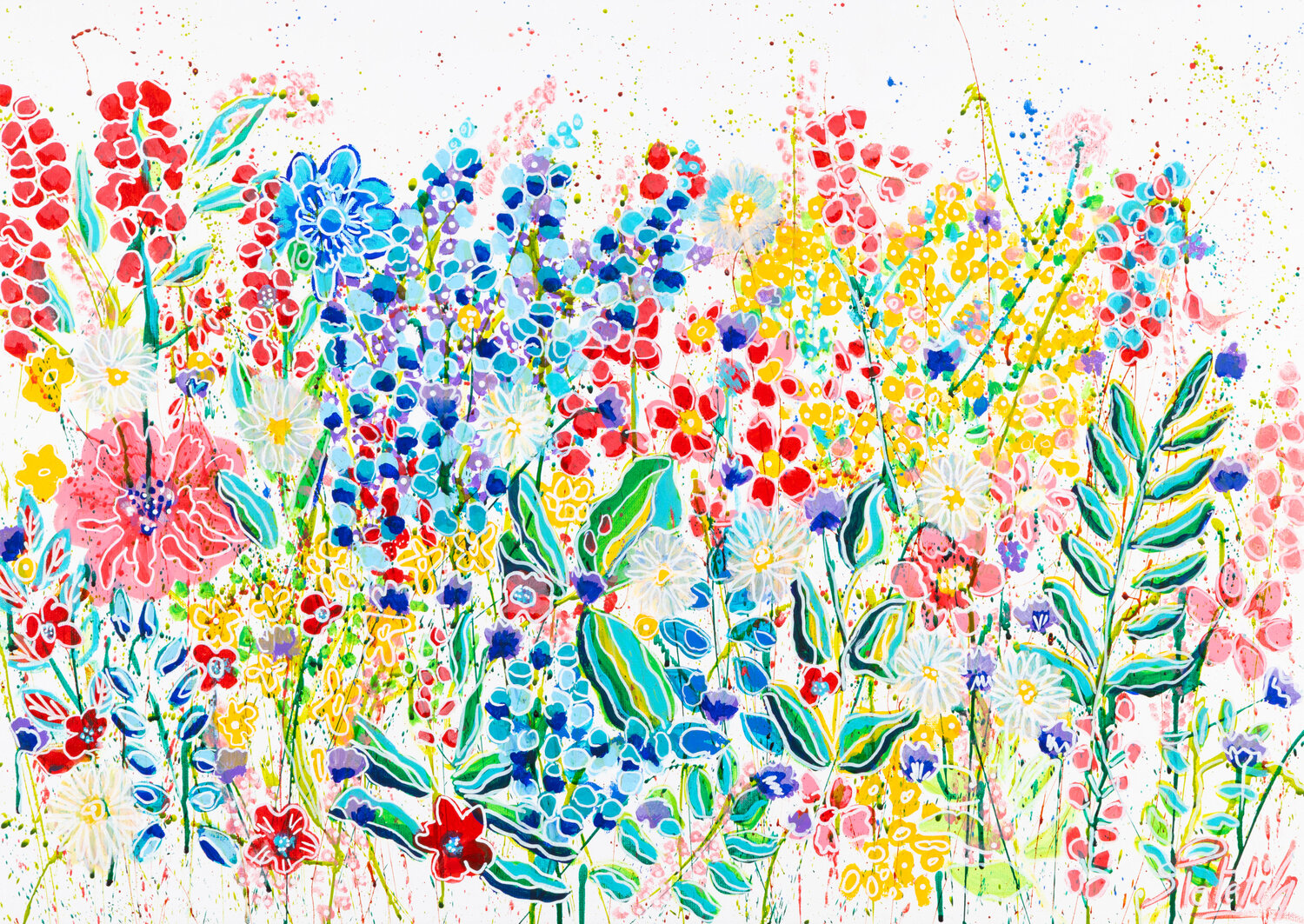 Le souffle de la nature Sophie Petetin Original painting for sale