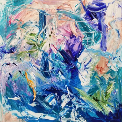 What holds me together - 2025 by Monique Dufour, Painting for Sale on Select
