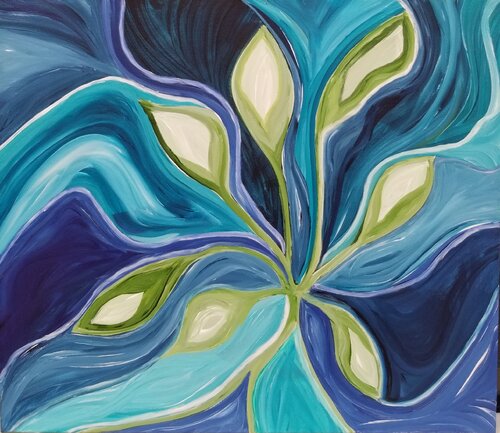 Nocturnal Unfurling 2025 by Monique Dufour, Painting for Sale on Select