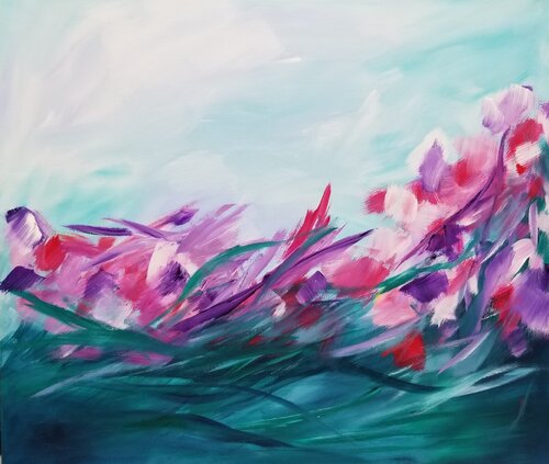 When the day is alive - 2025 by Monique Dufour, Painting for Sale on Select
