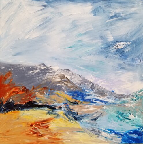 Under the wide open sky - 2026 by Monique Dufour, Painting for Sale on Select