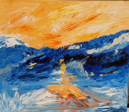 The Long Exhale - 2026 by Monique Dufour, Painting for Sale on Select