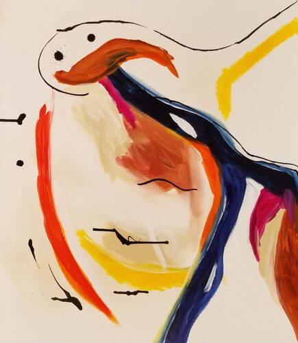Leap ! - 2026 by Monique Dufour, Painting for Sale on Select