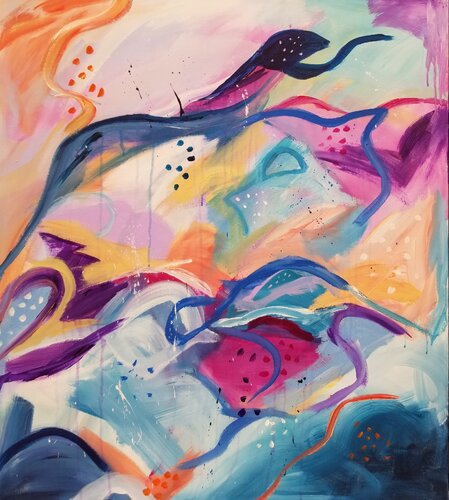 Wild seeds of summer - 2026 by Monique Dufour, Painting for Sale on Select