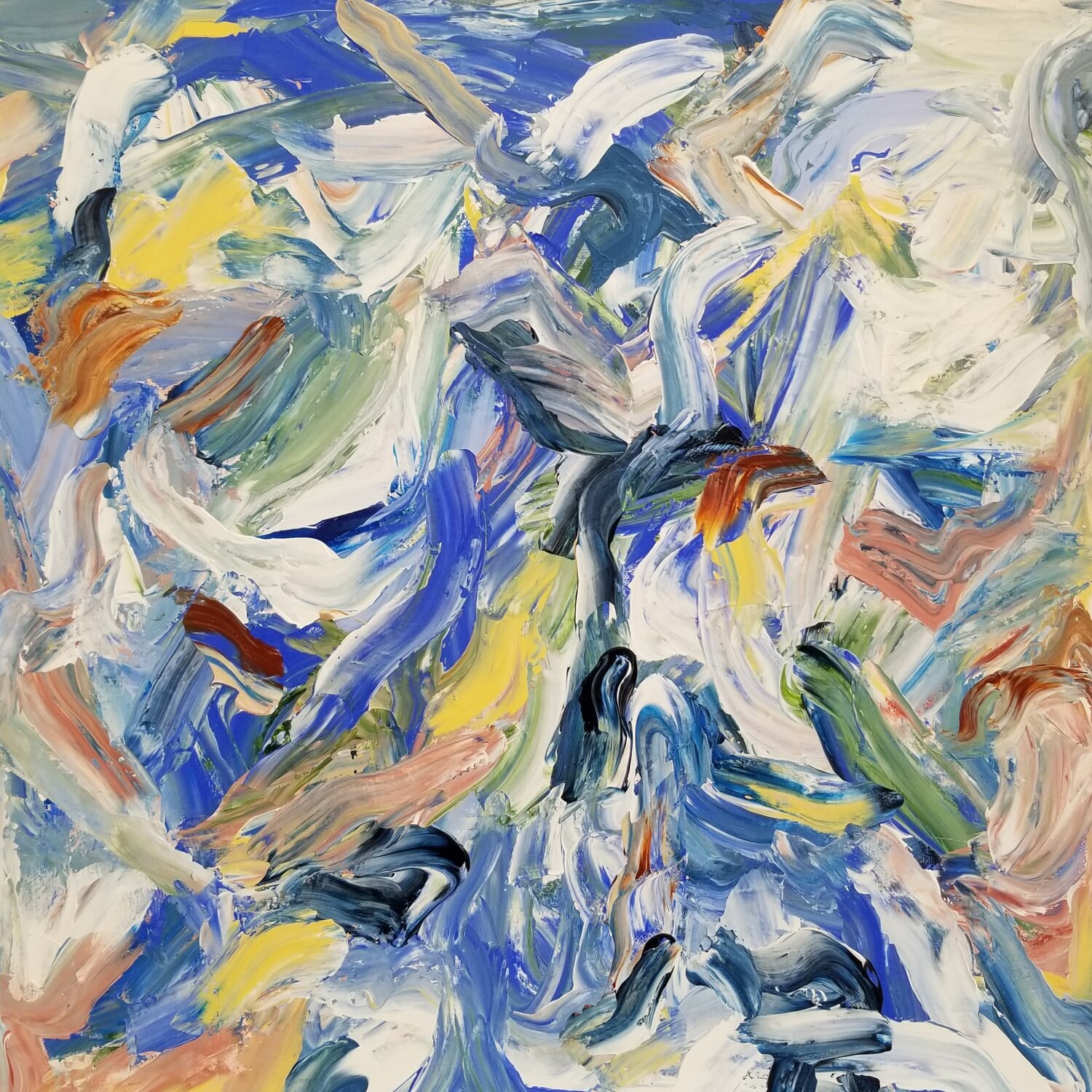 Gesture becoming 2025 Monique Dufour Original painting for sale