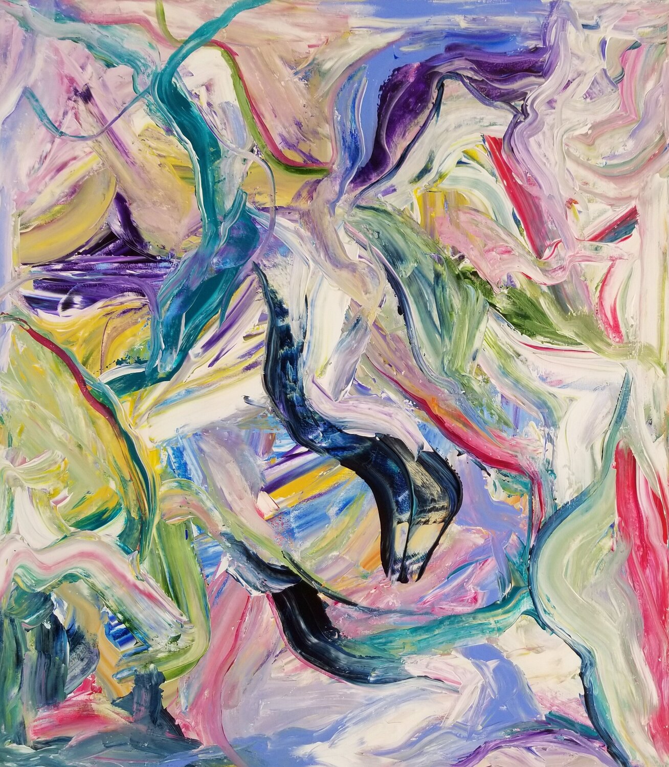Where color breathes - 2025 Monique Dufour Original painting for sale