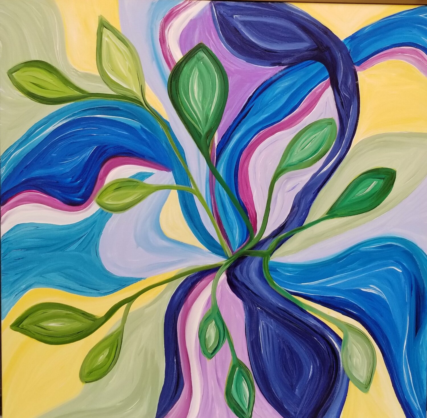 Emergence of flow - 2025 Monique Dufour Original painting for sale