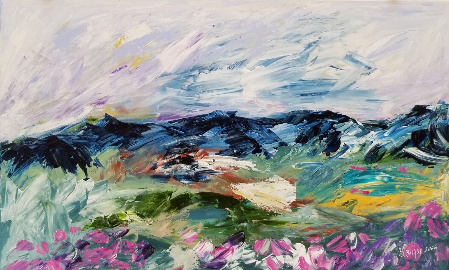 This is how I'm going - 2026 Monique Dufour Original painting for sale