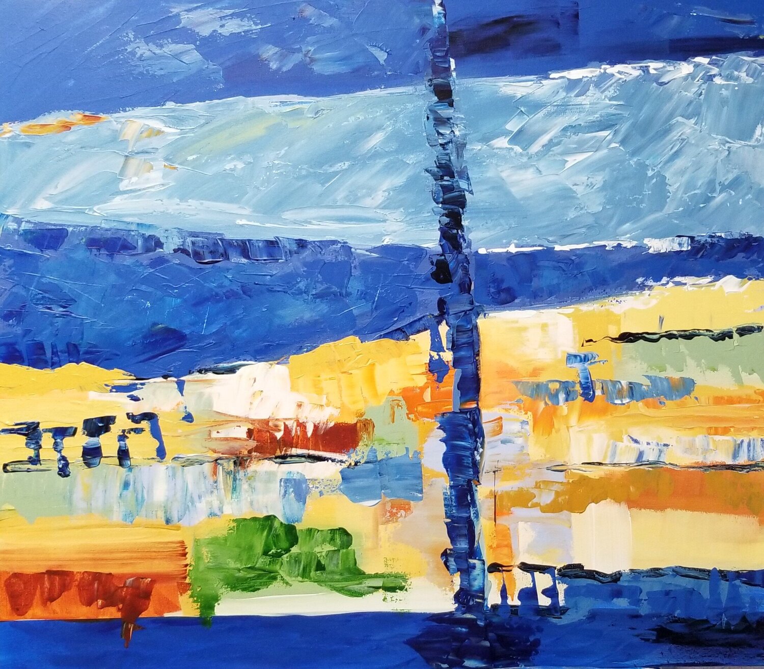 The silent tower - 2026 Monique Dufour Original painting for sale