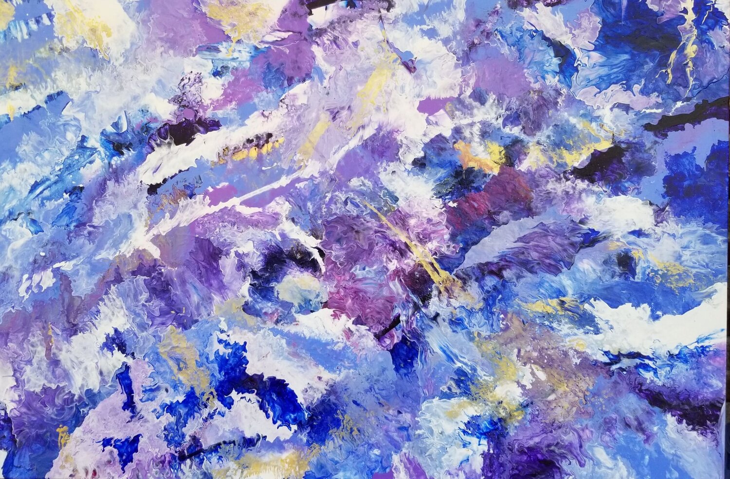 Purple Agate Monique Dufour Original painting for sale